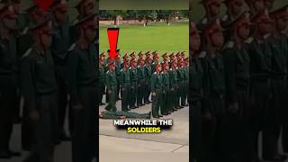 Ceremony Takes a Dramatic Turn When Soldier Faints on Duty 🎖️ #shorts