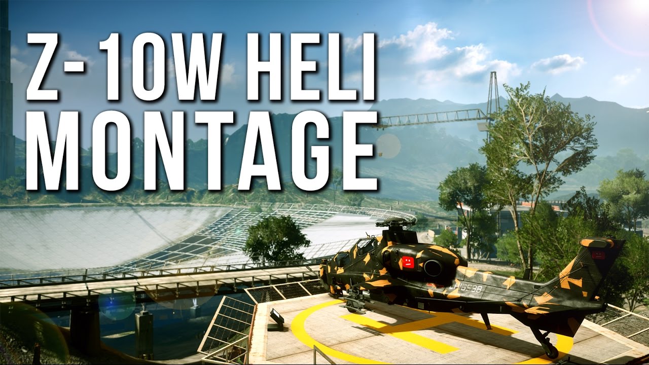 Battlefield 4 Z-10W Helicopter 46 Kill Streak Montage | Rogue Transmission
