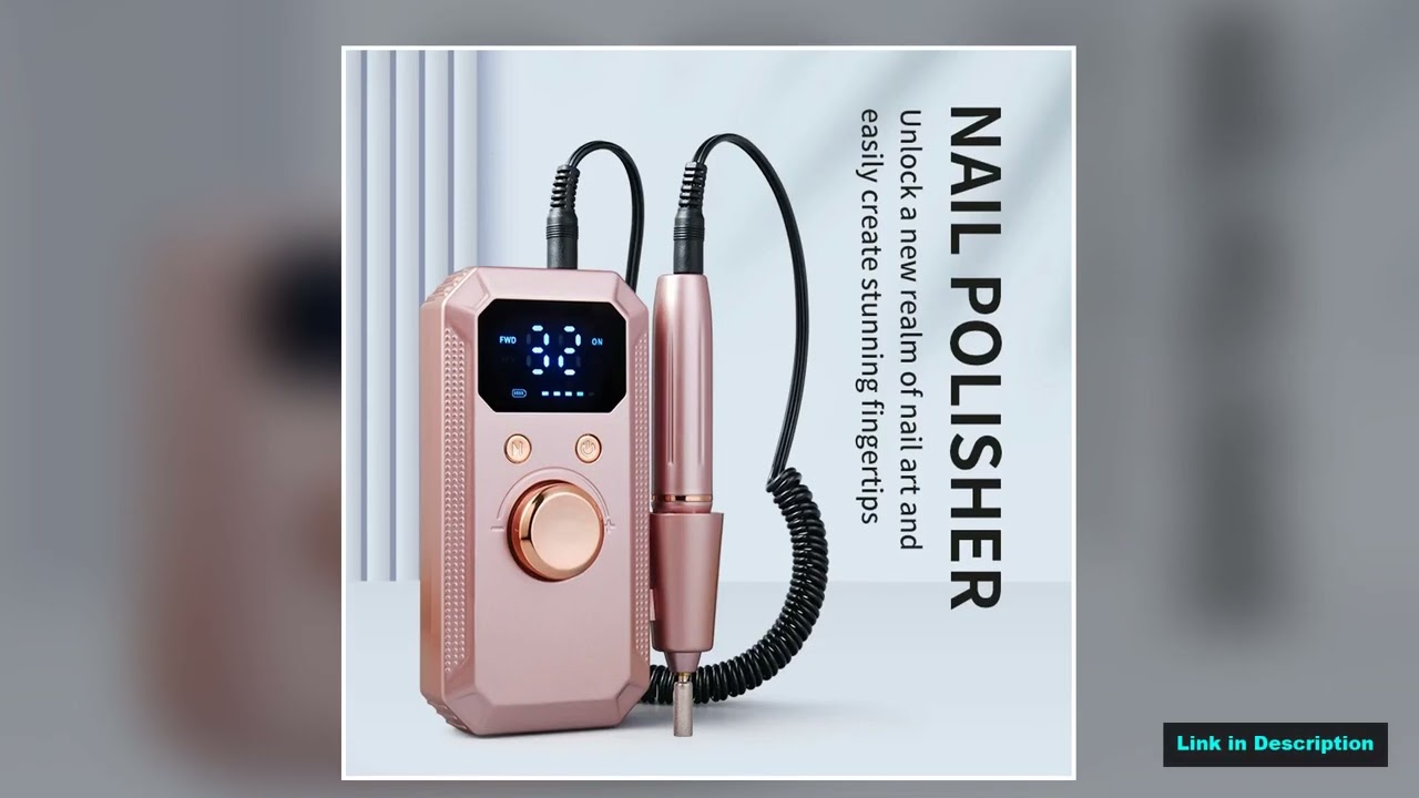 32000RPM Portable Cordless Nail Drill Machine Set Professional Rechargeable Electric Nail Polisher