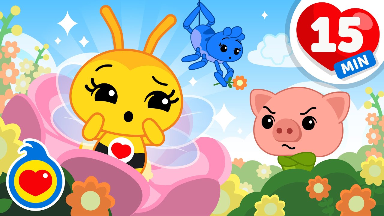 ¡A Cantar Con Plim Plim! 🎵 La Abejita Se Equivoca 🐝🫣 Y Más Canciones Infantiles (15 Min) | Plim Plim