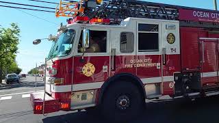 Ocean City NJ Deputy Chief, Truck 1 & Engine 1 Responding
