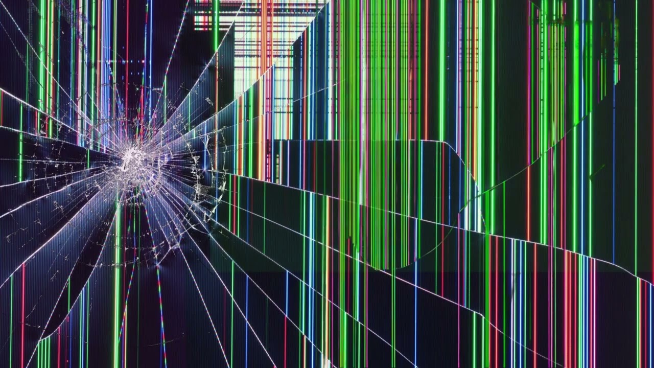 Broken Screen Background Video (68 Minutes) | Timeless Broken Screen Prank | Fool Family Instantly