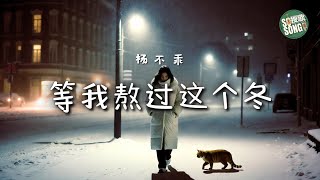 楊不乖 - 等我熬過這個冬｜Yang Bu Guai - Wait Until I Get Through This Winter【高音質・拼音動態歌詞】等我熬过这个冬 - 杨不乖