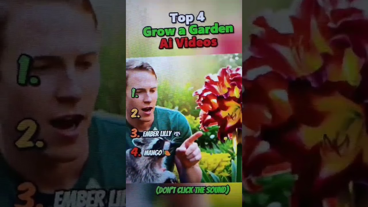TOP 4 grow a garden AI MOMENTS 