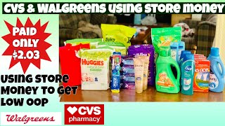 Walgreens & CVS haul using store money to get an oop of $2 ?/ WALGREENS double dip ?