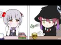 【手描き】萌え声の差を見せつけられるマリン【宝鐘マリン/紫咲シオン】