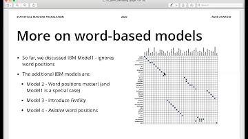 Machine Translation Course 2020 - Lecture 6 - Phrase-Based Models and Decoding
