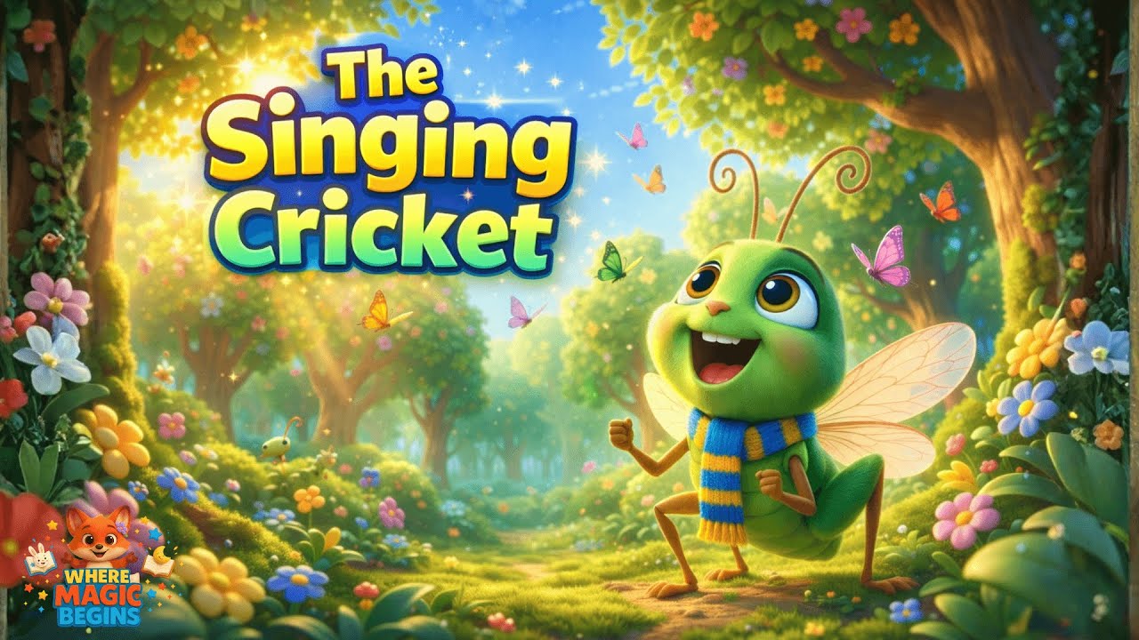 The Singing Cricket - Children's Story 