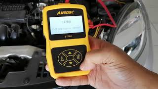 AUTOOL Car Battery Tester System Diagnostic Analyzer Aki 12 Volt