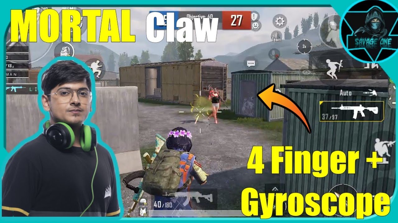 MORTAL claw handcam and sensitivity 🔥| Mortal control settings | mortal claw setting control code