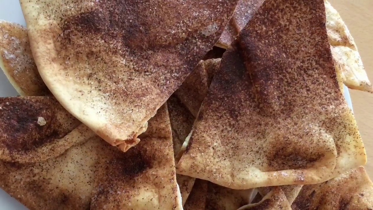 Oven-baked Cinnamon Sugar Pita Chips