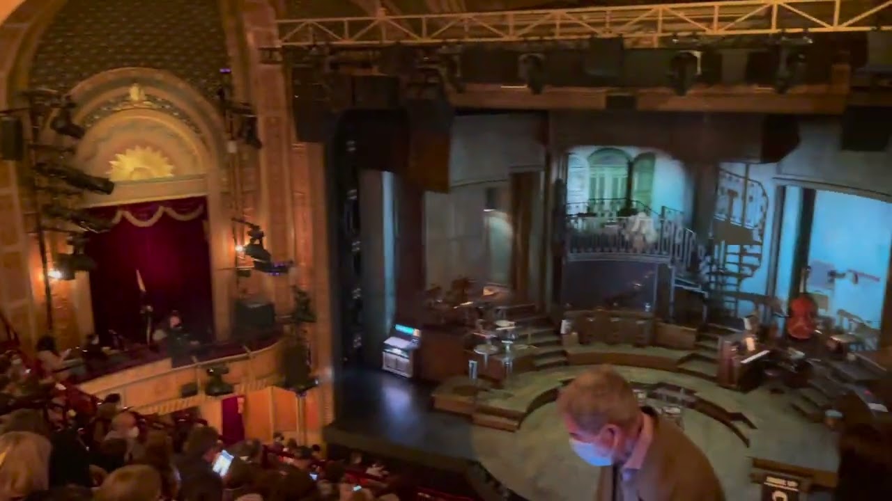Inside the Walter Kerr Theater, New York 