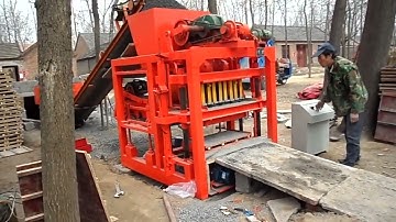 Qt4-28 Semi Automatic Concrete Block Making Machine