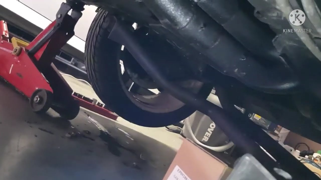 fitting a lower x brace on a golf mk1