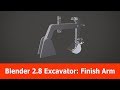 Blender 2.8 Modeling Excavator : Finish the Arm