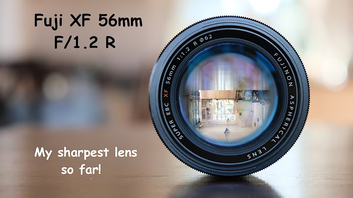 Fujifilm xf 56mm f 1.2 r lens ม อสอง