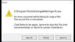 Fix An Error Occurred While Trying To Copy A File  The source File Is Corrupted
