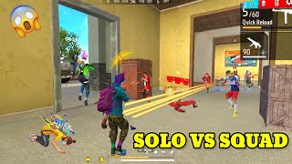 SCAR+MP40 90% Headshot Rate ⚡| Solo Vs Squad Full Gameplay |  Freefire Impossible💯🎯