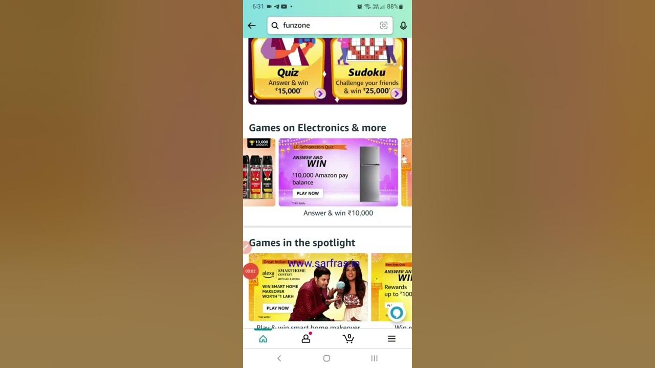 Amazon LG Refrigerators Quiz Answers Today Win 10,000 YouTube