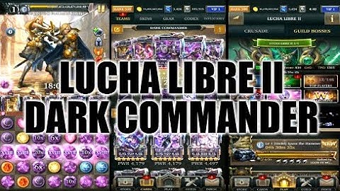 Legendary Game Of Heroes: Lucha Libre II Event Gameplay/Team Testing (Dark Commander)