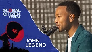 John Legend Performs Preach | Global Citizen Festival NYC 2018 Resimi