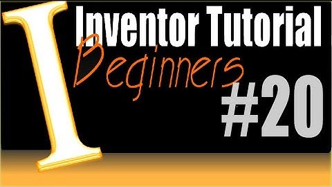 20- AutoDesk Inventor Tutorial: Extruded Offset