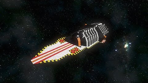 Battle Carrier Review and Crash! | Space Engineers