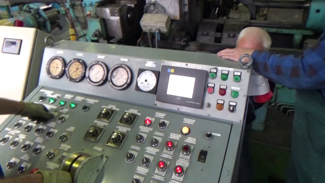 800t UBE aluminium/copper extrusion press 1