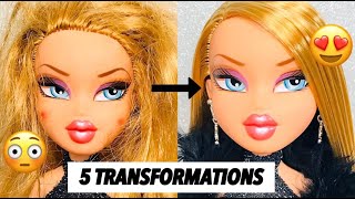 5 Bratz Transformations! | AzDoesMakeUp!