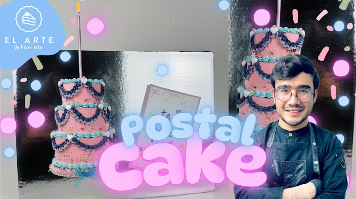 🤯✨ Tendencia en pastel 2025, postal cake o pastel de postal ✨🤯