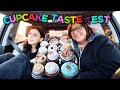 TASTE TESTING CAKE IN A CUP CUPCAKES MUKBANG!