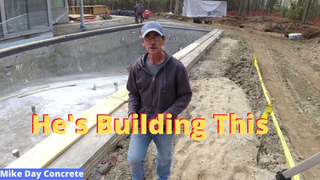 $1,000,000 Pool House Job | Deck Slab Pour - YouTube