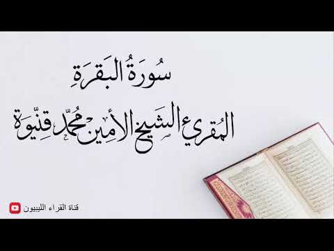 سورة البقرة القاريء الأمين محمد قنيوة