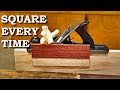 Making a magnetic square edge hand plane fence