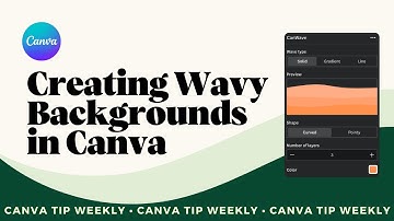 How to Make Curved, Wavy Backgrounds in Canva