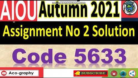 ⏩ AIOU Code 5633 Solved Assignment No.2 Autumn 2021 || Level: MSC Mass Communication