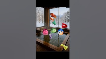 Anxiety Steals Disgust’s Clothes While She’s Bathing! 😂 Inside Out Funny Moments #shorts #insideout2