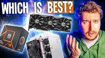 CPU vs GPU vs ASIC mining