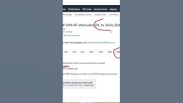 RF Attenuator Specifications 30db 10W 3GHz  50 Ohm SMA  #shorts