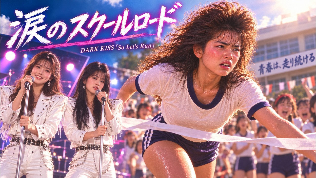 🏃‍♀️ DARK KISS「So Let's Run」29th Single Official Music Video｜架空青春ドラマ『涙のスクールロード』