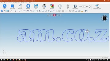 FabriCAM Software Navigation Widget Computer Aided Designs (Part 1) Step by Step Video Tutorial