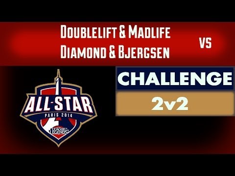 [Day 4] All-Star Games - Challenge - 2v2 - Doublelift &amp; Madlife vs Diamond &amp; Bjergsen