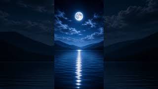 instant calm 🌙🌊 #relax #meditation #sleep #calm  #night #nightvibes #focus #relaxing #moon #peace