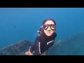 Freediving USAT Liberty Wreck, Tulamben Bali - Mar 2018 HD