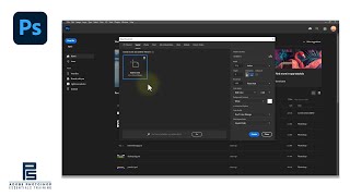 Adobe Photoshop Home Screen & Opening or Creating your document