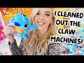 CLEANING OUT THE CLAW MACHINES AT NEOFUNS ARCADE!?!