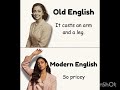 Old English Vs Modern English #english #englishspeaking #spokenenglish #trending #vocabulary 