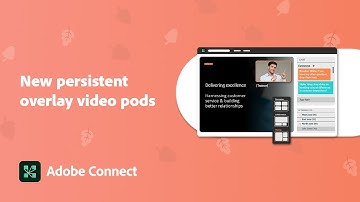 New persistent overlay video pods in Adobe Connect
