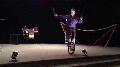 On a Unicycle Juggling Knives. . . . Blindfolded