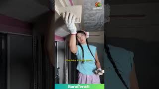 Skillful Plastering: A Woman's Touch in Home Improvement #womenintrades #diy #construction